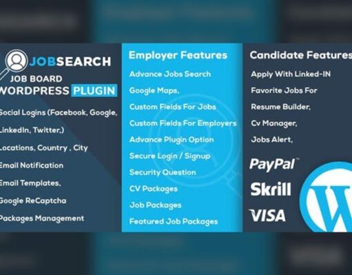 Jobsearch wp job board wordpress plugin - World Plugins GPL - Gpl plugins cheap