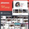 Johannes personal blog theme for authors and publishers - World Plugins GPL - Gpl plugins cheap
