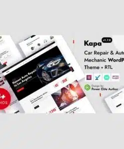 Kapa car repair and auto services elementor wordpress theme - World Plugins GPL - Gpl plugins cheap