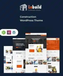 Lebuild construction industry company wordpress theme - World Plugins GPL - Gpl plugins cheap