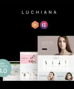 Luchiana cosmetics beauty shop theme - World Plugins GPL - Gpl plugins cheap