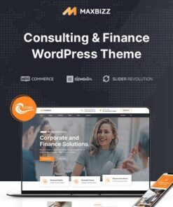 Maxbizz consulting and financial elementor wordpress theme - World Plugins GPL - Gpl plugins cheap