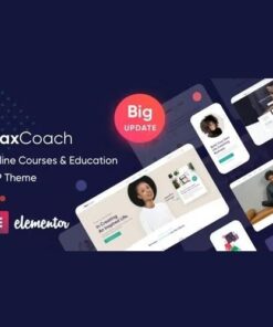 Maxcoach online courses personal coaching and education wp theme - World Plugins GPL - Gpl plugins cheap