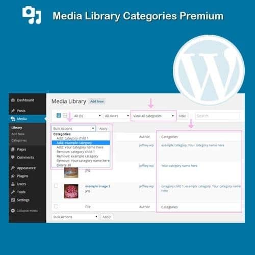 Media library categories premium - World Plugins GPL - Gpl plugins cheap