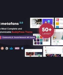Metafans community and social network buddypress theme - World Plugins GPL - Gpl plugins cheap
