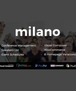 Milano event and conference wordpress - World Plugins GPL - Gpl plugins cheap