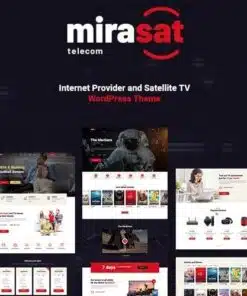 Mirasat internet provider and satellite tv wordpress theme - World Plugins GPL - Gpl plugins cheap