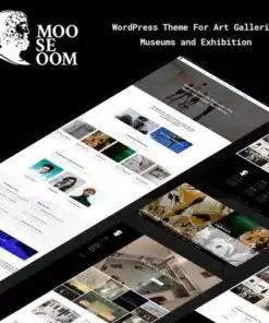 Mooseoom art gallery museum and exhibition wordpress - World Plugins GPL - Gpl plugins cheap