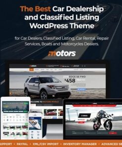 Motors automotive car dealership car rental auto classified ads listing wordpress theme - World Plugins GPL - Gpl plugins cheap