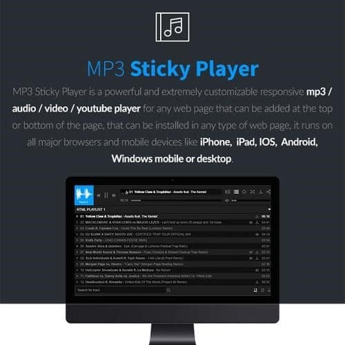 Mp3 sticky player wordpress plugin - World Plugins GPL - Gpl plugins cheap