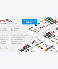Newsplus news and magazine wordpress theme - World Plugins GPL - Gpl plugins cheap