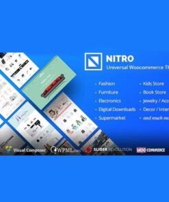 Nitro universal woocommerce theme from ecommerce experts - World Plugins GPL - Gpl plugins cheap