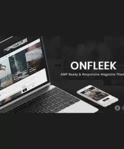Onfleek amp ready and responsive magazine theme - World Plugins GPL - Gpl plugins cheap