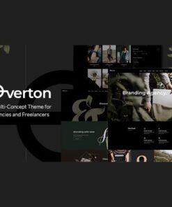 Overton creative theme for agencies and freelancers - World Plugins GPL - Gpl plugins cheap