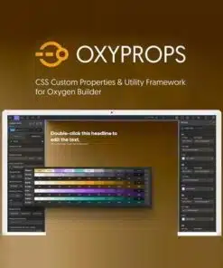 Oxyprops modern css framework for building your wordpress site - World Plugins GPL - Gpl plugins cheap