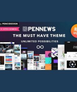 Pennews news magazine business portfolio reviews landing amp wordpress theme - World Plugins GPL - Gpl plugins cheap