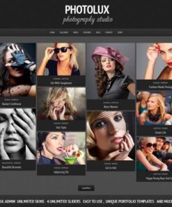 Photolux photography portfolio wordpress theme - World Plugins GPL - Gpl plugins cheap
