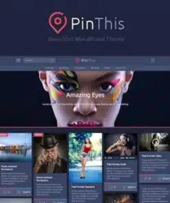 Pinthis pinterest style wordpress theme - World Plugins GPL - Gpl plugins cheap