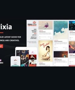 Pixia showcase wordpress theme - World Plugins GPL - Gpl plugins cheap