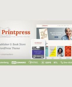 Printpress book publishing wordpress theme - World Plugins GPL - Gpl plugins cheap