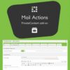 Privatecontent mail actions add on - World Plugins GPL - Gpl plugins cheap