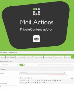 Privatecontent mail actions add on - World Plugins GPL - Gpl plugins cheap