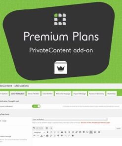 Privatecontent premium plans add on - World Plugins GPL - Gpl plugins cheap