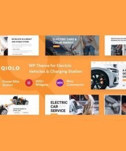 Qiolo vehicle and ev charging wordpress theme - World Plugins GPL - Gpl plugins cheap