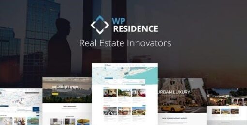 Residence real estate wordpress theme - World Plugins GPL - Gpl plugins cheap
