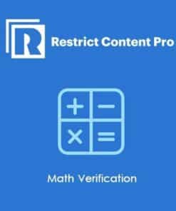 Restrict content pro math verification - World Plugins GPL - Gpl plugins cheap