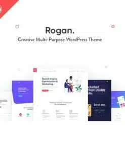 Rogan creative multipurpose wordpress theme for agency saas portfolio - World Plugins GPL - Gpl plugins cheap