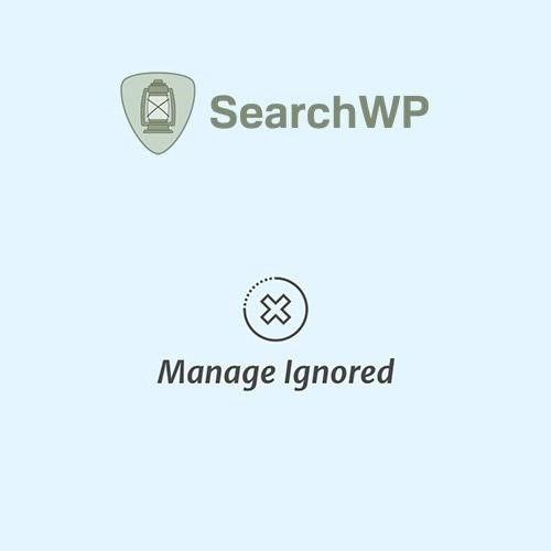 Searchwp manage ignored - World Plugins GPL - Gpl plugins cheap