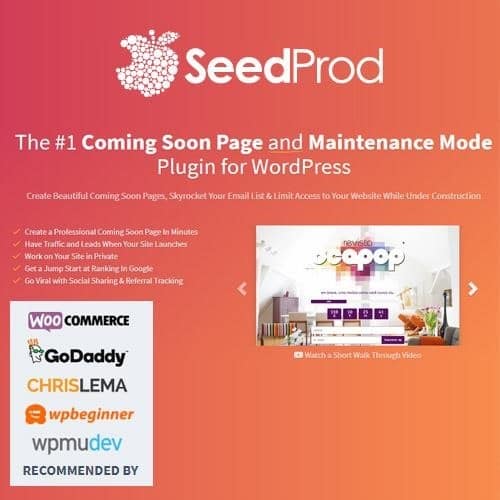 Seedprod coming soon pro wordpress coming soon pages and maintenance mode - World Plugins GPL - Gpl plugins cheap