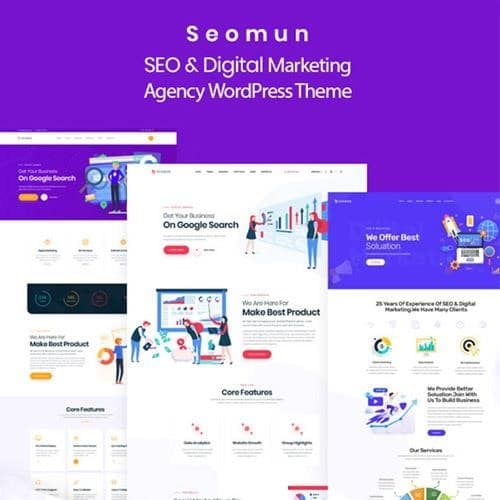 Seomun digital marketing agency wordpress theme - World Plugins GPL - Gpl plugins cheap