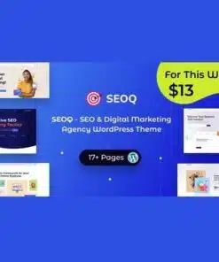 Seoq seo and digital marketing agency wordpress theme - World Plugins GPL - Gpl plugins cheap