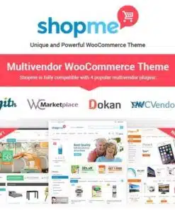 Shopme multi vendor woocommerce wordpress theme - World Plugins GPL - Gpl plugins cheap