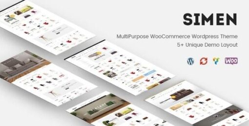 Simen multipurpose woocommerce wordpress theme - World Plugins GPL - Gpl plugins cheap