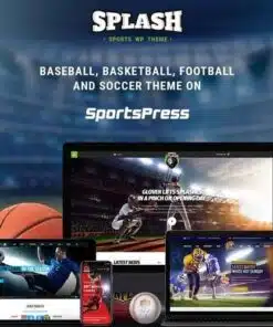 Splash sport wordpress sports theme for basketball football soccer and baseball clubs - World Plugins GPL - Gpl plugins cheap
