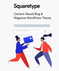 Squaretype modern blog wordpress theme - World Plugins GPL - Gpl plugins cheap