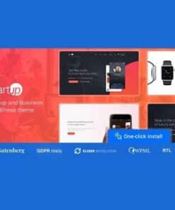 Startup company wordpress theme for business and technology - World Plugins GPL - Gpl plugins cheap