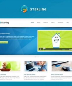 Sterling responsive wordpress theme - World Plugins GPL - Gpl plugins cheap