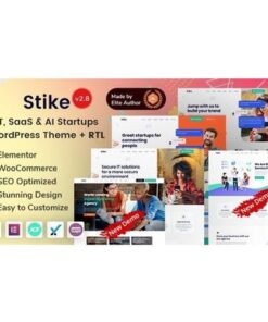 Stike technology and seo it startup wordpress theme - World Plugins GPL - Gpl plugins cheap