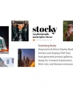 Stocky a stock photography marketplace theme - World Plugins GPL - Gpl plugins cheap