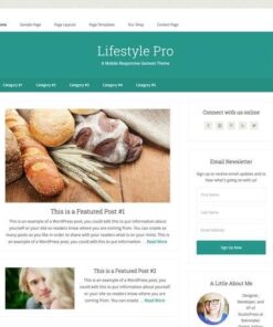 Studiopress lifestyle pro genesis wordpress theme - World Plugins GPL - Gpl plugins cheap