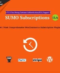 Sumo subscriptions woocommerce subscription system - World Plugins GPL - Gpl plugins cheap