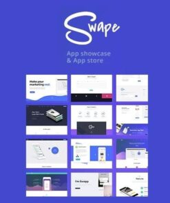 Swape app showcase and app store wordpress theme - World Plugins GPL - Gpl plugins cheap