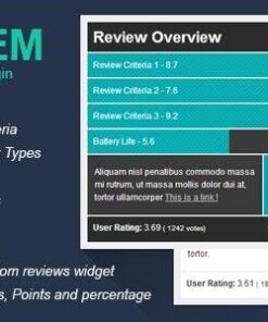 Taqyeem wordpress review plugin - World Plugins GPL - Gpl plugins cheap