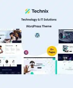 Technix technology and it solutions wordpress theme - World Plugins GPL - Gpl plugins cheap