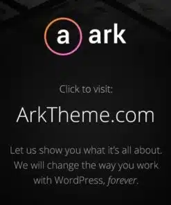 The ark wordpress theme made for freelancers - World Plugins GPL - Gpl plugins cheap