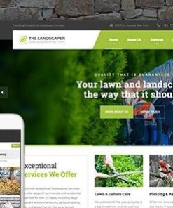 The landscaper lawn and landscaping wp theme - World Plugins GPL - Gpl plugins cheap